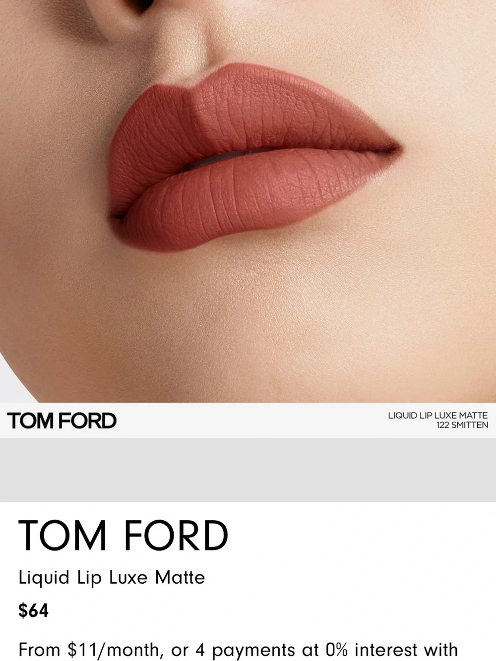 Tom Ford Liquid Lip Lacquer in Warm Brick